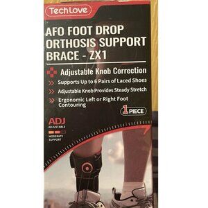Tech Love - AFO Foot Drop Orthosis Support Brace-ZX1 Left Foot